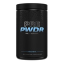 PWDRS 工作前粉,所有能源、泵、耐力和强力的自然工作前粉,配有咖啡因(Frostbite)