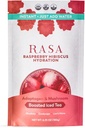Rasa Raspberry Hibiscus Hybuscus Hybusion 有机助泡冰茶 配有适配体和蘑菇 QQ 无胶水 高压电解质 粉末 饮料混合剂 刷新水分 (6 oz / 24 services)