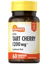 Sundance Tart Cherry Capsules 1200mg QQ 60 Counter 传统草药 Non-GMO和Gluten Free Suplement