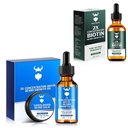 Sandalwood Beard Growth Kit,配有2X Biotin供男性使用和Cedarwood Beard Growth Oil, Natural Infements & Thickens Facial Hair Growth (英语:Sandalwood Beard Growth Kit, 配有2X Biotin for Men and Cedarwood Beard Growing Oil, Natural Infements & Thickens Fairal Hair Growth (英语:美国英语)),配有2X生物素供男性和柴达伍德熊生长油,天然成品配有丝毛生长