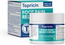 Topricin 脚痛缓解疗法 奶油(4 oz) 快速代理疼痛 解脱 Rub