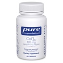 纯封装 CoQ10 120 mg - Coenzyme Q10 心脏健康,能量,抗氧化剂,脑与记忆健康 - 细胞健康,认知与心血管支持 * - 60 Capsules
