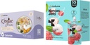 Hethstia Konjac Jelly Lychee Flavor 配有 Collagen Peptides 10 Packs 和 Konjac 面条 Varige Gluten 自由 12 Packs 低卡路里, Keto, 无糖,健康食品