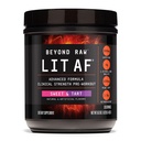 BEYOND RAW LIT 高级工作前公式 Sweet and Tart,用于能源,焦点,耐力,泵,有300mg快速和定向释放咖啡因,Creatine,Betaine,Beta Alanine,Tourine,20个服务