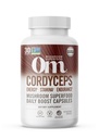 OM MUSHROOM SUPERFOOD CORDYCEPS 蘑菇卡普莱斯超级食品补编,90 Counter,30天,Stamina和耐力有机能源补编