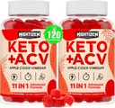 Apple Cider Vinegar Gummys, Max Stridge Keto Acv Gummys with Green Tea, Probiotics, B12, B6, Keto 支持, Apple Cider Vinegar with Mother for Detox & Cleanse, Digestion & Gut, Vegan, 120 Counts (英语) 苹果苹果葡萄酒 Vinegar with Mother for Detox & Cleanse, Digestion & Gut, Vegan, 120 Counts (英语).