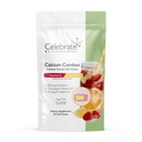 庆祝维生素Bariatric 500mg钙 Citrate Soft Chews Combo 配有500 IU维生素D3 – 胃旁通患者和骨健康必需 - 糖和葡萄糖免费,拉斯佩里柠檬汁(90 Chews)