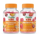 耐生镁 乳糖 儿童 + Probiotic 2 亿 CMU 儿童, Gummys Bundle - Great Tasting, Vitamin Supplement, Gluten Free, GMO Free, Chewwable Gummy 等