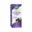 自然之道 Sambucus Alpha CF Flu Relief * 与 Sambucus nigra 3X 和 Alpha CF 的长莓糖浆, 流水症状 *, 4 Fl Oz (包装 May Vary)