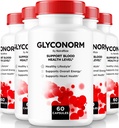 (5 Pack) Glyconorm Capsules - 健康水平官方血液支持公式,Glyco优化剂药剂,所有天然血船清洁剂,Glyco Norm Review (300 Capsules)