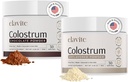 Bovine Colostrum 粉末(60种服务) Bundle Grass Fed Colostrum for Women and Men - 健康头发,皮肤和钉子的补编 - 巧克力和不味食品 - 美国制造