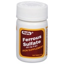 橄榄球Ferrous Sulfate 325mg 板块 -- -- 男女铁料补充 -- -- 100个计数(1包)