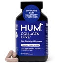 HUM Collagen Love Skin 补编,Collagen Peptides Capsules 含Hyaluronic Acid & Vitamin C,支持Firm Skin 并帮助最小化衰老迹象,《男女补充》,90 Capsules