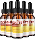 Ignite 亚马逊日出滴 - Ignite 日出滴 - Ignite 日出滴 - 液体补充, Ignite Drops 高级日常健康支持补充, Ignite Drops Reviews (5 Pack - 5个月供应)