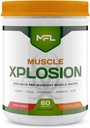 MFL 肌肉 Xplosion + 预战 + 0. 糖 + 与 Stevia → 全自然 → 60 服务 (Fruit Punch) 配音:
