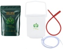 科隆清洁咖啡 Enema Kit,配有1个LB Enema Coffee - Gerson 批准的Home Enema Kit - Enema Bucket Kit - 治疗性烤制咖啡解毒清洁 - Enema Coffee Organization