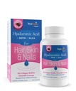 Hyalogic Hair Skin & Nails Hyaluronic Acid Collagen Builder – 美味的贝里 Flavored Collagen Boot Chewable Lozenges – 糖自由Vegan Collagen理想 增强你的自然美感 – 30 Counter