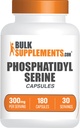 bulk Assupports.com 磷酸二甲酯 Capsules - Phosphatidylserine Supplements, Phosphatidylserine 300mg - 来源于索伊,每服务6个Capsules,180个Capsules (Pack of 1)