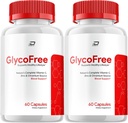 GlycoFree Capsules, GlycoFree Advanced Supplements, 所有维持健康水平的自然公式, 最大强度的每日公式, Glyco Free Capsules Reviews (2 Pack - 120 Capsules)