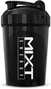 MIXT能源摇摆瓶,16 oz. 摇摆瓶, BPA 自由 & Lid 混合技术( 16 oz, Black)