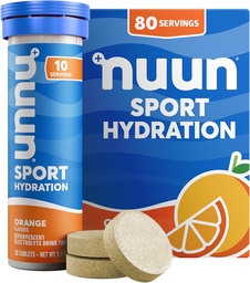 具有镁、钙、钾、氯和钠、Gluten Free & Vegan、Orange、8 Pack(共80种)