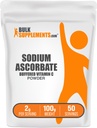 Bulk Ascobate Powders.com ium酸钠 - 用于免疫支持 ium酸钠 Ascobate Vitamin C - 缓冲Vitamin C,Gluten Free,每架服役2g,100g(3.5 oz)(Pack of 1)