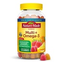 自然制造多维他命 + Omega-3,男女多维他命 Gummys,每日营养支助,140名成人Gummy维生素和矿物,70天供应