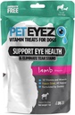 PetEyez 泪水吞噬者对狗的维生素治疗 - 支持眼部健康并减少痒液吞噬和泪水积聚 - 100%的天然狗用超级食品、抗氧化剂和营养剂治疗 - Lamb Flavor - 1oz