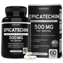 Epicatechin 提取500mg per service (60 Capsules) Myostatin Inhibitor, Myostatin 阻断 Lean Muscle, Nitric Oxide, Stamina & Endurance – 非 GMO, Vegan 补充和第三方测试