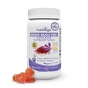 大脑助推器+ 30mg 纯沙发提取 Gummys & Multivitamin D3, B6, B12, Zinc, 支持孩子脑健康, 聚焦, 记忆, 注意, 混合平衡, 非GMO 儿童补充, 30x 服务