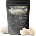 Go Nutra - 狮子的马恩粉, 10:1 狮子的马恩蘑菇粉, 配有 30% Polysaccharides, 纯狮子的马恩抽取茶, 汁, 水, 和更多, 非 GMO, Vegan, 4 oz