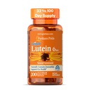 清教徒的骄傲 Premium LutigoldTM Lutein Carotinoid 6mg 与Zeaxanthin 男女配乐,眼科健康支持饮食补充,200 快速释放软胶