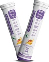 Melatonin Effervescent牌匾 (Sweet Mango, 30 Counter) – 溶解的Melatonin Capsules w/ L- Theanine, Chamomile, & More - 成人睡眠援助补充 - Vegan,非 GMO Melatonin 补充
