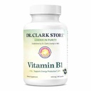 Clark Vitamin B1博士 Thiamine 400mg 补充-Thiamine B1 健康神经系统与能量代谢学补充,Gluten-Free,奶制品免费-100 Gelatin Capsules