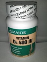 主要普通维生素D3,400 IU 膳食补充 Bone 保健100片