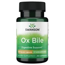 Swanson Ox Bile - 标准化90毫克60卡(1包)