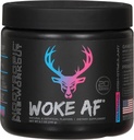 Woke Af Bucked Up pre-Workout Powder, 增加能量,迈阿密,333mg咖啡因,20架服务机