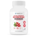 Berberine 补充剂 - 1,200mg 最大强度 Berberine HCl Per service - Pure Berberine - 60 capsules,每枚600mg - 1个月供应 - TerraForm营养