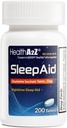 健康 A2Z®睡眠援助 |多西拉胺 Succinate 25mg (200个计数(一包))