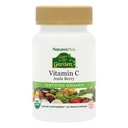 Natures Plus 生命花园认证有机维生素来源 C - 500 mg,60 Vegan Capsules - 全食免疫支持补充剂,抗氧化剂 - 蔬菜,无葡萄糖 - 30种服务