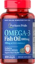 清教徒 Pride Omega-3 鱼油 1000 Mg, 100 count