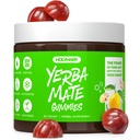 Yerba Mate Gummys - Yuzu & Ganger Flavor for Energy, Focus, 豁免和心律健康 QQ Vegan, Non-GMO, Gluten-Free - 50 Natural Suppose Gummys