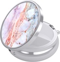 Nipichsha Pill Box, Small Pill Case for Purse & Pocket, Cute Travel Medicine Organizer, Portable Medicine Container Holder to Hold Vitamins, Medication, Fish Oil & Supplements, Marble Pink