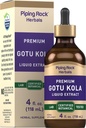 Pipping Rock Gotu Kola 提取 QQ 4 Fl Oz + Premium 液体草药补充 QQ Vegetarian → 无酒精 → Non-GMO, Gluten Free