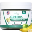 绿色超食品粉(Green Superfood Powder for Digestion & Gut Health) - 克托友好超食品绿地混合粉(Keto Fellowers Superfood Greens Blend Powder for Immune Support) - 粉色绿地对Immune Boost的补充 - 苹果香蕉火焰
