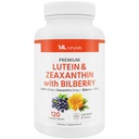 ML Naturals Premium Lutein & Zeaxanthin 与比尔贝里120蔬菜卡普尔. 露天40毫克,泽克桑丁5毫克,比尔贝里100毫克. 精品质. 健康的眼睛和视觉, NSF 认证 & cGMP 压缩