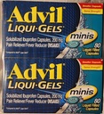 Advil Liqui-Gels 迷你药,每瓶80卡普尔(3瓶)