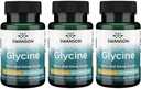 Swanson 氨基酸 Ajipure Glycine 药品级500毫克 60 Veg Capsules(3包)
