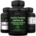 超级绿地 - 免疫系统支持 - 500 mg 120 Vegan Capsules - 超级食品用于日常助推 - 健康 Keto Blend with Acai, Wheatgras, Guana, Chlorella, Flaxseed, Matcha, Maca - by NextGenU