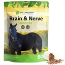 Silver Linning Herbs Brain & Nerve Supports for Horse - 马的Focus,心理健康和大脑支持补充 - 包含Ginkgo, Gotu Kola, & More - 1 lb 60-Day供应的草本混合剂